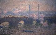 Claude Monet Waterloo Bridge Germany oil painting artist